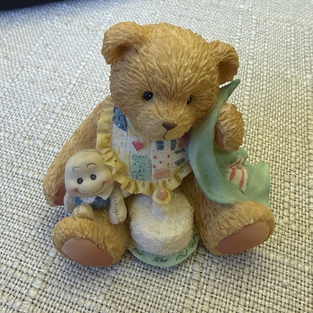 Vintage Cherished Teddies Age 1 Beary Special One Figurine 1992 #911348 Birthday